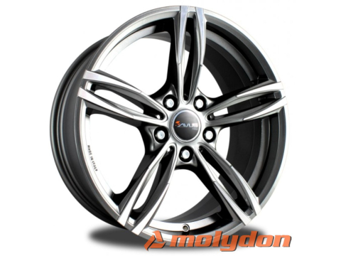 AF15 8x 18 +30 5x112 AVUS 66,7 ANTHRACITE POLISHED